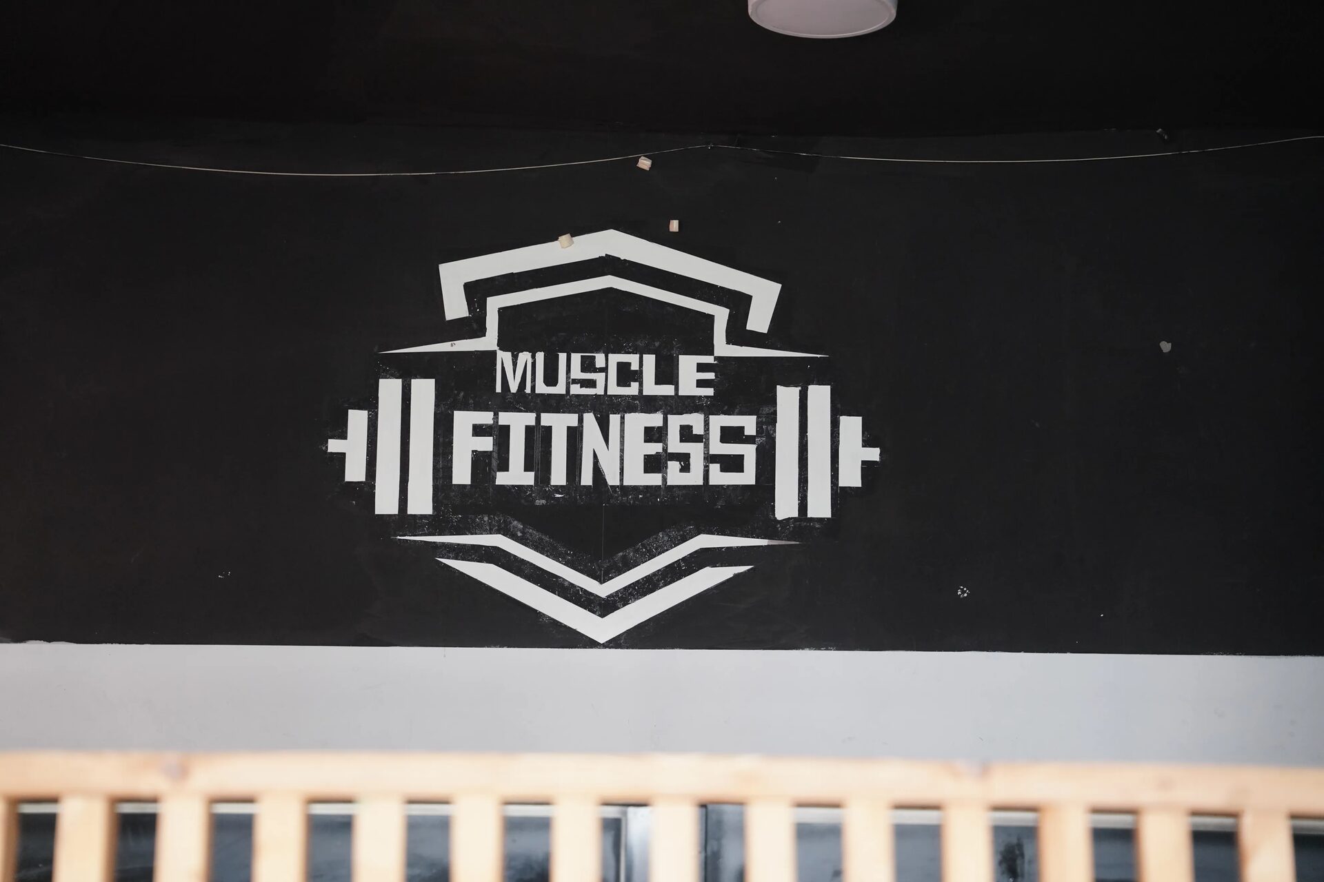 Muscle Fitness GYM illuminated sign